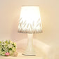 E27 LED Table Lamps for Bedroom Fabric Bedside Lamp Table Lanterns Girl Home Decoration