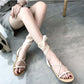 Sandals Women's Summer Beach Shoes Flat Straps Roman Shoes Casual Outdoor All-match Ladies Sandals