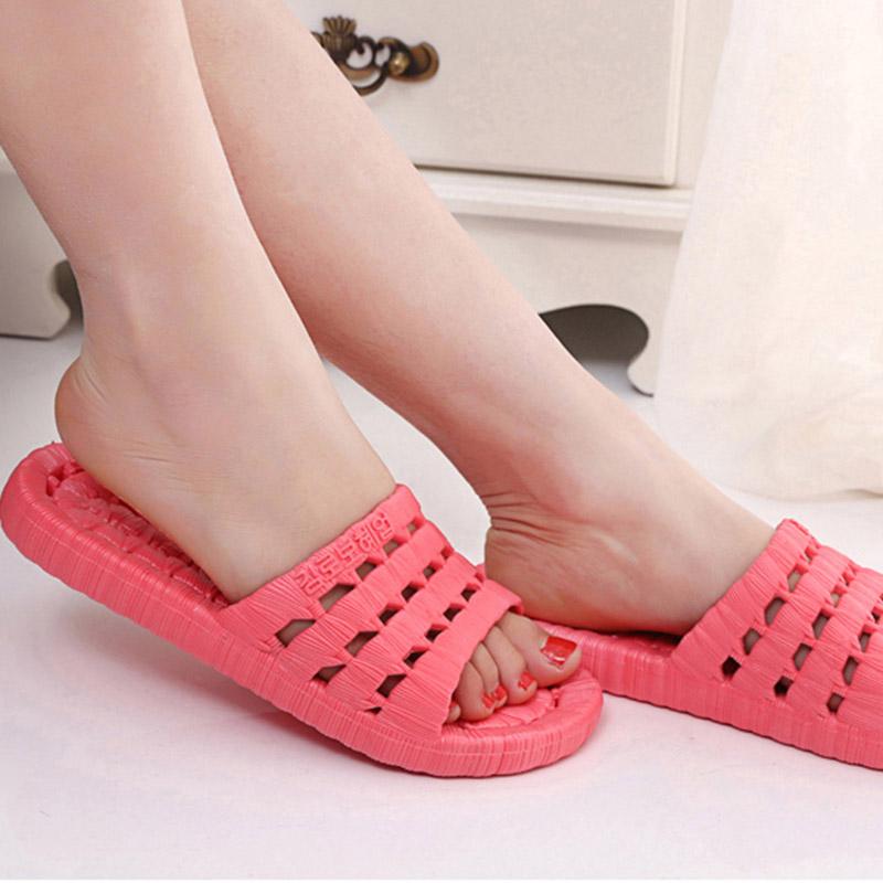 Spring and Summer Men's and Women's Slippers Indoor Non-slip Plastic Soft-soled Slippers