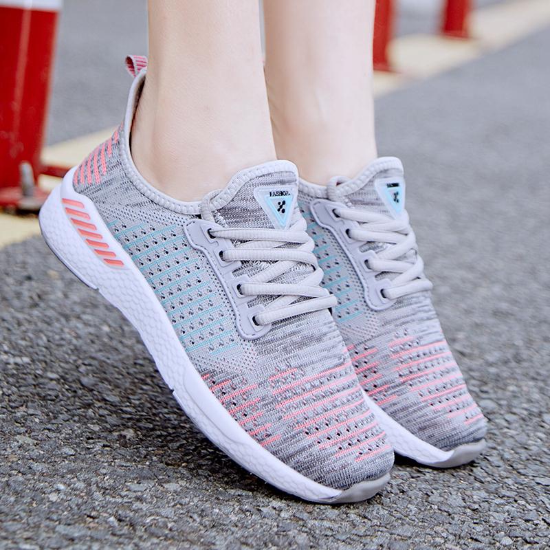 Cushion Running Shoes for Women Breathable Sneakers Non Slip Damping Jogging Men's Sport Shoes Plus Size Female Trainers Couple Sneakers