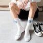 Basketball Socks Men's Spring and Summer Models Ins Trend All-match Mid-tube Socks Deodorant Sweat-absorbing Sports High-top Stockings