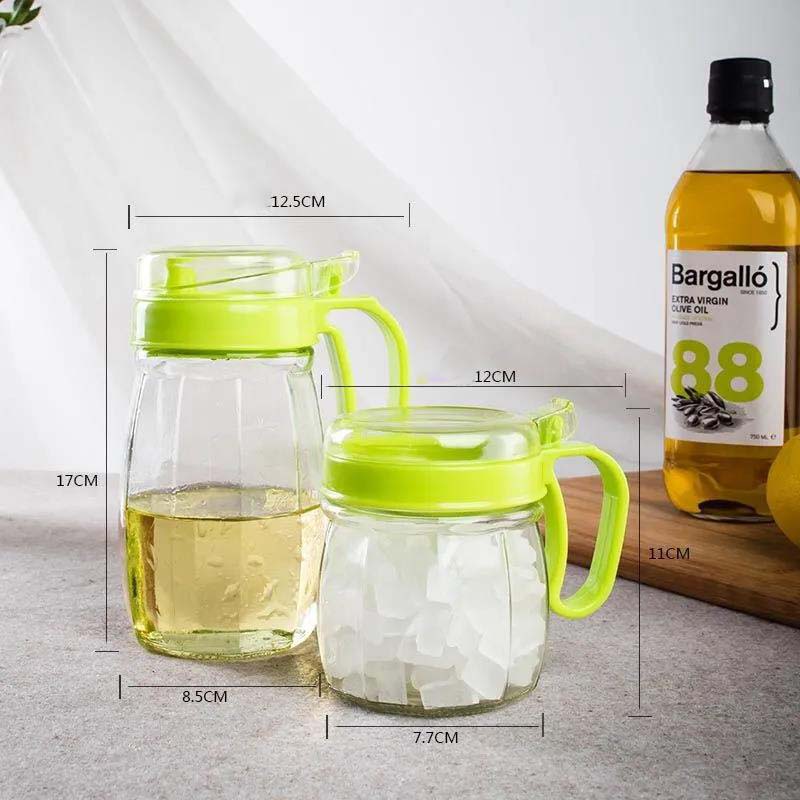 Kitchen Glass Storage Box Home Seasoning Storage Box