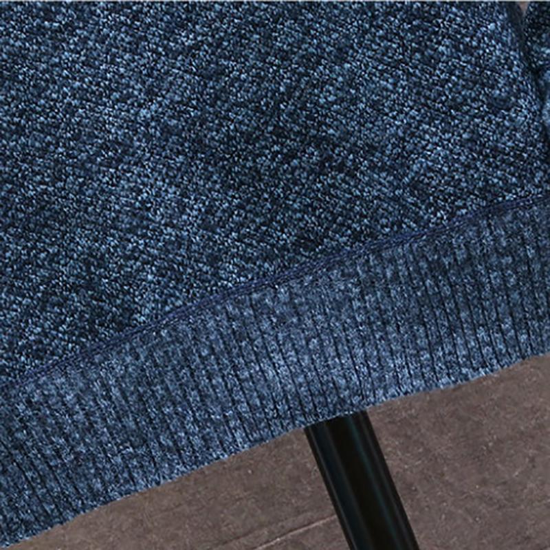 Men's Long-sleeved Turtleneck Sweater Solid Color Fashion Plus Velvet To Keep Warm Sweatshirts Autumn and Winter