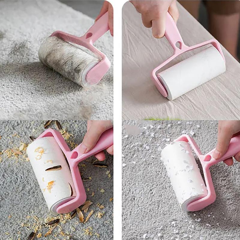 Pet Fur Lint Brush Pet Hair Remover Reusable Portable Household Pet Hair Cleaning Brush Fur Removing Roller Lint Brush Dog Cat Animals Hair Cleaning