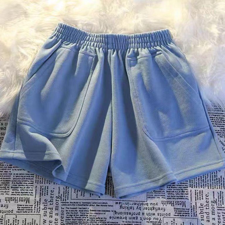 Summer Casual Sports Shorts Women's Loose Home Pajama Pants Running Comfortable High Waist Wide Leg Pants