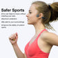 Bluetooth 5.0 Earphone Bone Conduction Binaural Hifi Stereo HD Call Headset with 2200 MAh Power Bank