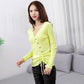 Women's V-neck Warm Sweater Long-sleeved Loose Student Sweater Close-fitting Bottoming Sweater Autumn and Winter