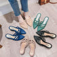 Summer Lazy Casual Fashion Thick Heel Sandals and Slippers Female Pointed Toe Korean Style Slope with Social Wear