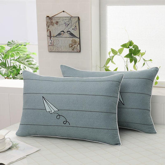 Dormitory Adult Pillowcase Lovers Cute Thick and Durable Household Pillowcase 40×60cm Buy One Pair and Get One Free