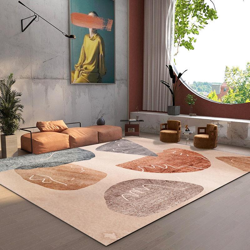 Northern Europe's Light Luxury Carpet Room Is Full of Living Room Sofa Tea Blanket Large Bedroom Porch Anti-skid Water Absorbing Mat 100*200cm
