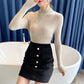Pullover Sweater Top Women Fall/winter Inner Wear Bottoming Shirt Slim Tight-fitting Turtleneck Pullover Sweater