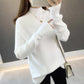 Wild Long sleeve high collar sweater Knitting Sweater Women's Autumn and winter Bottoming shirt