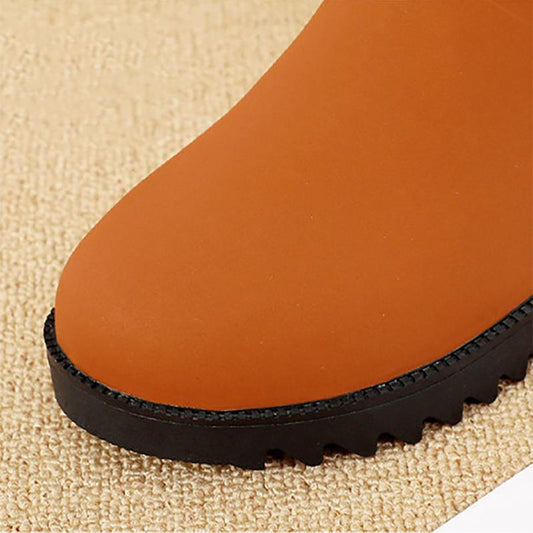 Winter Snow Boots Plush Padded Women's Short Boots All-match Students Short-tube Cotton Shoes