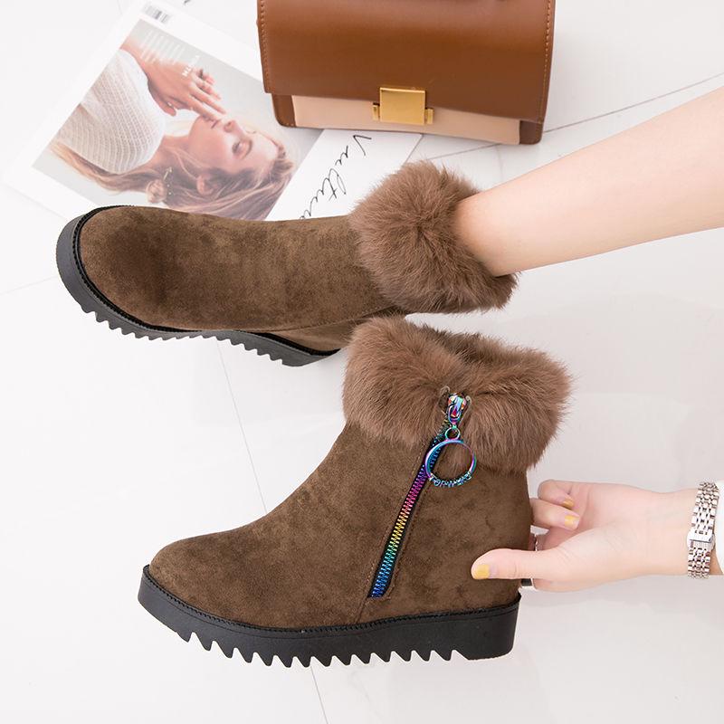 Snow Boots Women's Cotton Shoes Platform Women's Boots Plush Autumn and Winter Fashion Boots