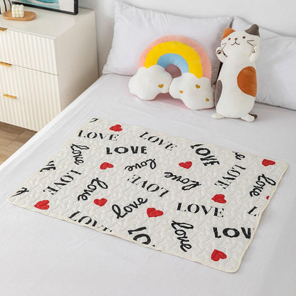 Pure Cotton Anti-slip Aunt Mats Moon Pad Can Be Washes Mesh Pad Physiology Example Holiday Anti-side Leak Dianz Baby Diaper Pad 50*70cm/70*100cm