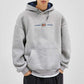 Hooded Men's Sweater Autumn and Winter 2021 New Loose Plus Velvet Trend Thickening Hoodie