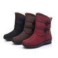 Thick Fur Snow Boots for Women Winter Ankle Boots Warm Waterproof Booties Black Red Casual Shoes Plus Size Outdoor Footwear Non Slip