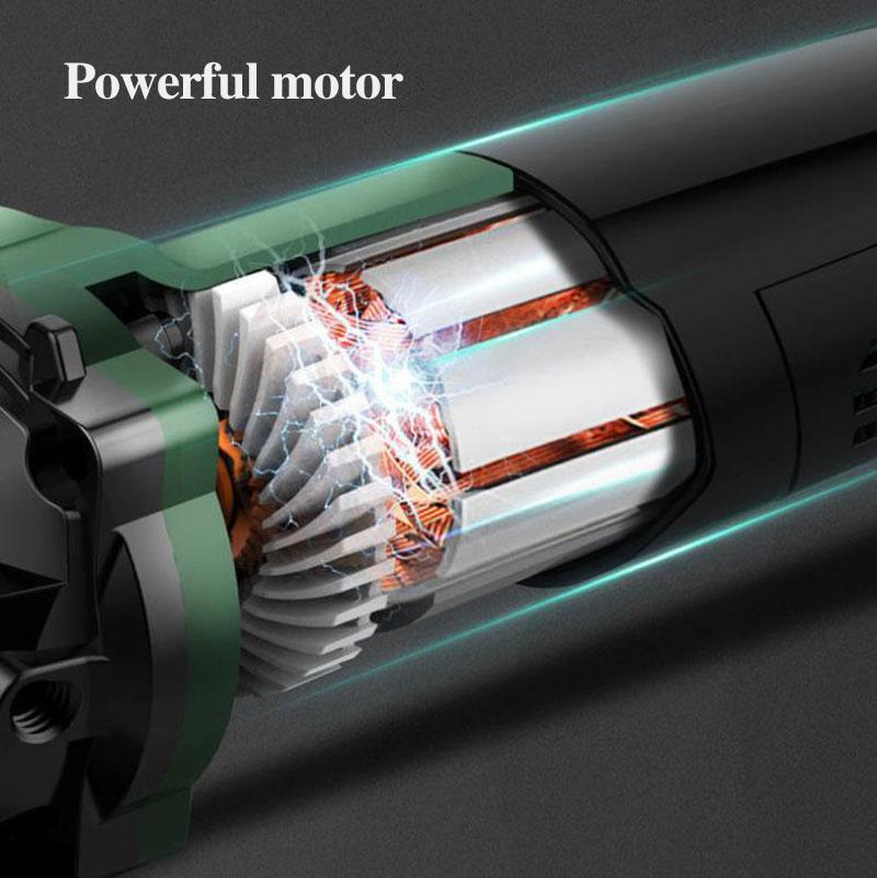 1800W Luxury Wired Angle Grinder Set Multi-function Electric Grinder Polisher Handheld Cutting Machine 18500RPM