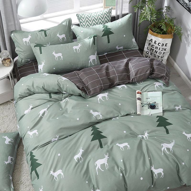 4pcs Bedding Set Bed Set Bed Cover Bed Sheet Quilt Duvet Cover Bedding Set Luxury Soft 3pcs Bedding Set Bed Sheet Pillowcase Cat Bedclothes