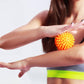 2pcs Massage Ball Relax Balls Hand Foot Point Peanut Massage Spiky Ball Pain Relief Fitness Health Care