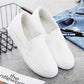 Women's Winter Leather Plush Cotton Shoes Non Slip Large Size Casual Flat Shoes Solid Color Soft Versatile Shoes