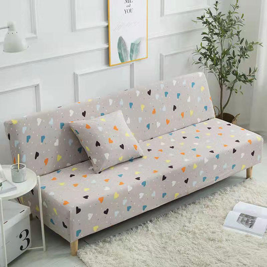 Fabric All-inclusive Universal Universal Full-cover Sofa Bed Cover Simple Folding Armrestless Elastic Sofa Cover