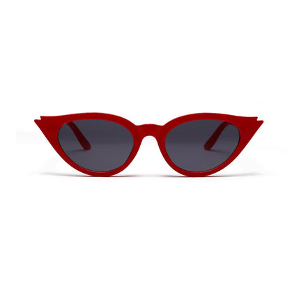 WTEMPO Cat ear glasses sunglasses ladies small box retro popular glasses