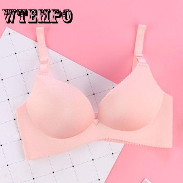 AB Cup Sexy Woman Young Girl  Bra French Romantic Gathered Bra Cute