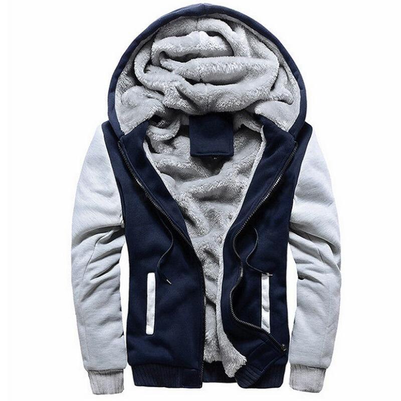 Men's Korean Version Plus Velvet Camouflage Jacket Plus Velvet Thick Plus Size Warm Hooded Jacket
