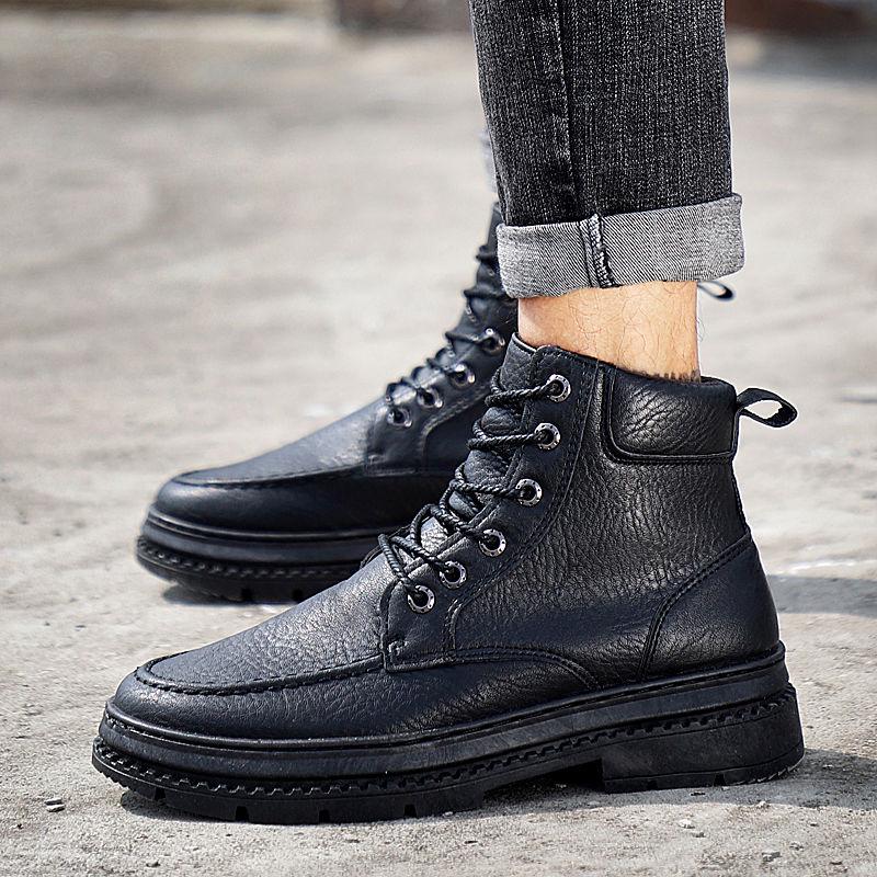 Martin Boots Men's High-top Casual Shoes All-match Retro Boots Autumn Ankle Boots Men's Sneaker
