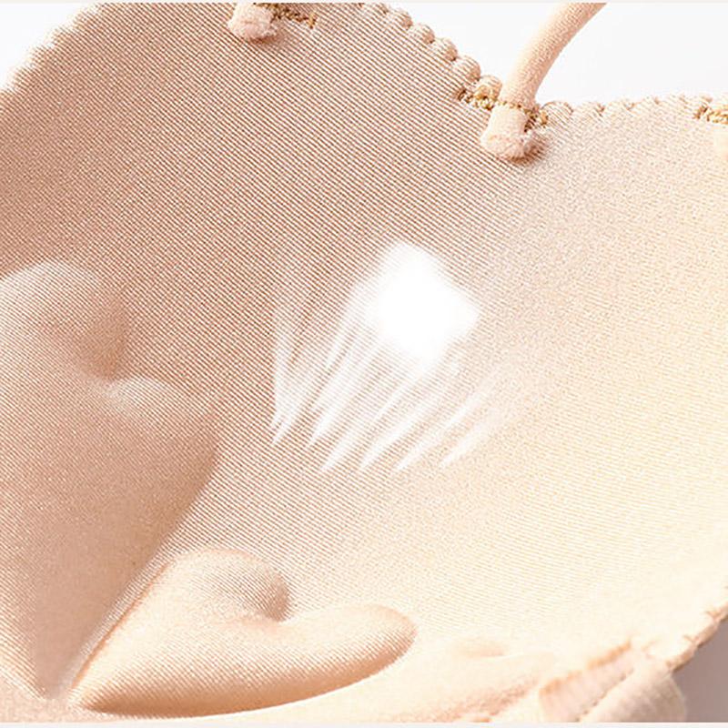 Sexy Beautiful Back Cross Sling Seamless No Steel Ring Skin-friendly Anti-sagging Gathered Backless Ladies Underwear Bra