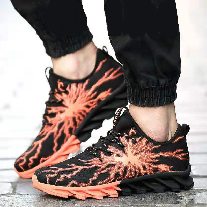 Summer casual men's shoes students wild blade couple breathable cloth sports running shoes