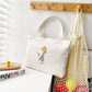 Portable Canvas Bag Women's Single Shoulder Diagonal Cloth Bag Literature and Art Students Korean Lunch Box Bag Small Cloth Bag