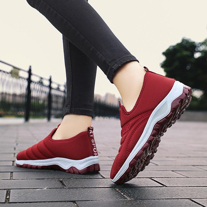 Cotton Shoes Women Winter Plus Velvet Warm Cotton Boots Snow Boots Non-slip Shoes Sports Shoes Casual Shoes