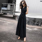 One-piece Wide-leg Pants Women's Summer Leisure V-neck Slim-fitting Jumpsuit Suit Chiffon Fabric Light and Breathable Waist Slimming One-piece Suit