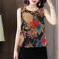 Summer Thin Vest Women's Age-reducing Mother Wear Suspenders Cool Fashion All-match Top Shirt