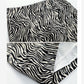 Women Sexy Tight A-line Zebra pattern Printed Hip Skirt Short Skirt Knee-length Zipper Club Casual Home Office