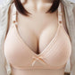 Fashion No Steel Ring Women's Bra Lace Sexy Bamboo Charcoal Comfortable Inner Cup Gather Side Underwear Bra