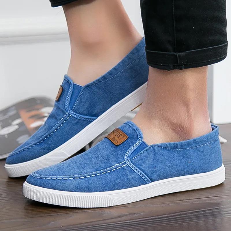 Spring Sports Leisure Breathable Men's Shoes All-match Old Beijing Cloth Shoes Lazy Men's Work Shoes