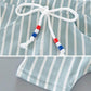 Boys Summer Suit Three-dimensional Decorative Printing Pattern Short-sleeved + Shorts Two-piece Fashion Cute Cool Breathable Light Children's Clothes