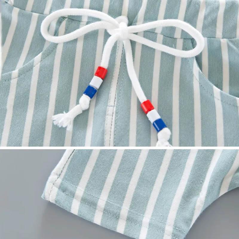 Boys Summer Suit Three-dimensional Decorative Printing Pattern Short-sleeved + Shorts Two-piece Fashion Cute Cool Breathable Light Children's Clothes