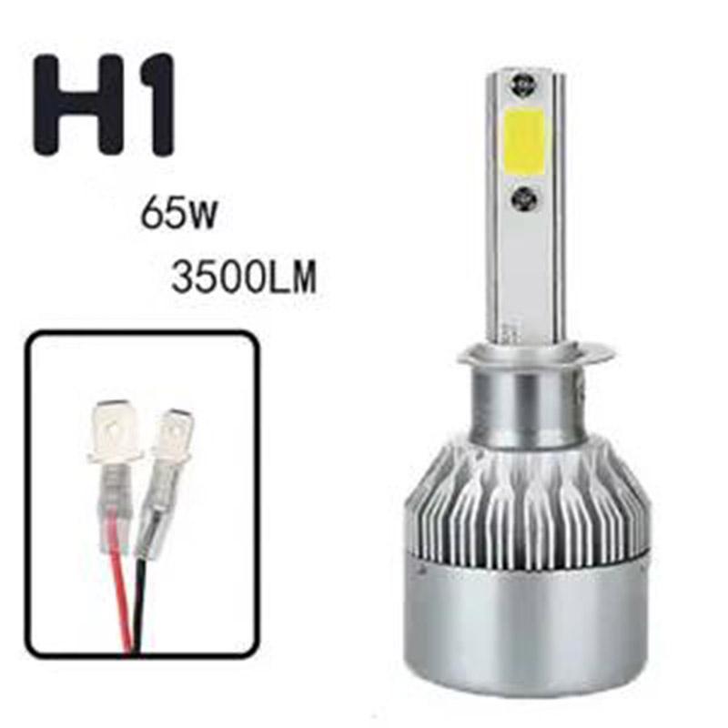 Car Led Headlights H1 H7 Double-sided Lamp Beads Far and Near Beams H4 H11 Modified High-power High-brightness Spotlights
