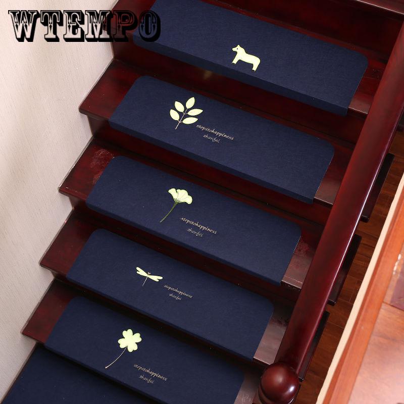 1pcs Grass Self-adhesive Luminous Non-slip Stair Carpet Mat Floor Staircase Carpets Protector