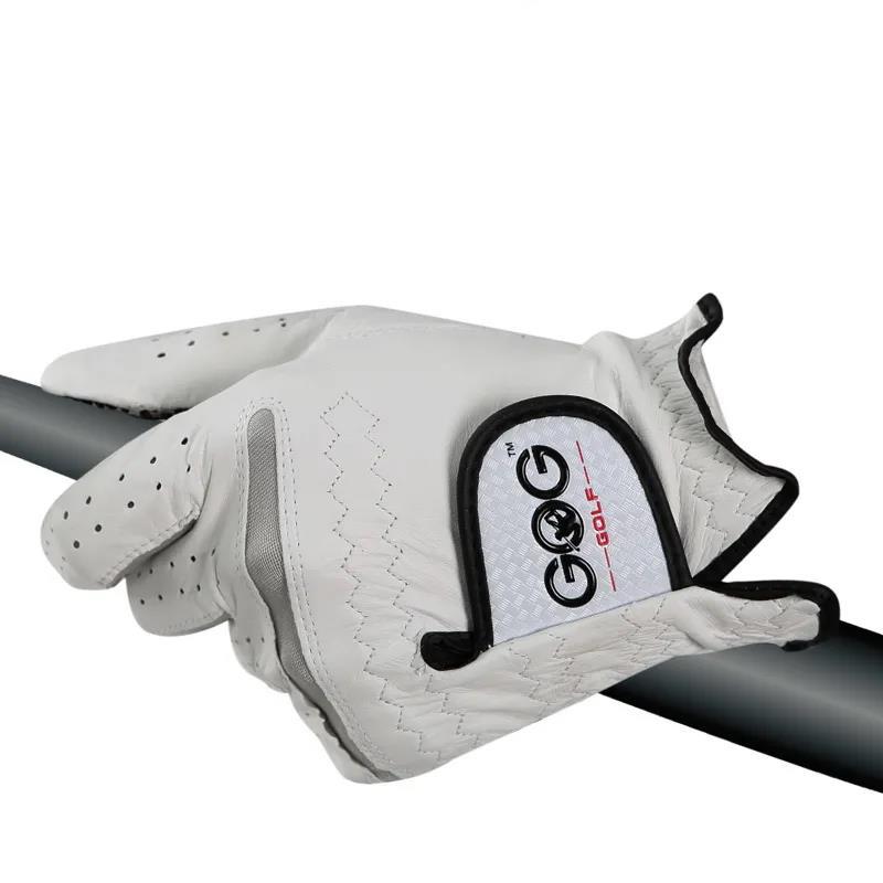 Men's Golf Gloves Sheepskin Non-slip Wear-resistant Left and Right Hand Breathable Sports Gloves Training Golf Gloves