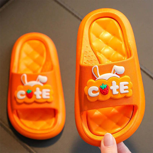 Children's Sandals and Slippers Cute Non-slip Waterproof Cartoon Soft Bottom Wear-resistant Baby Bath Slippers