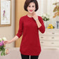Women Sweater Solid Knitwear Sweater O-neck Long-sleeved Medium-length Sweater Female