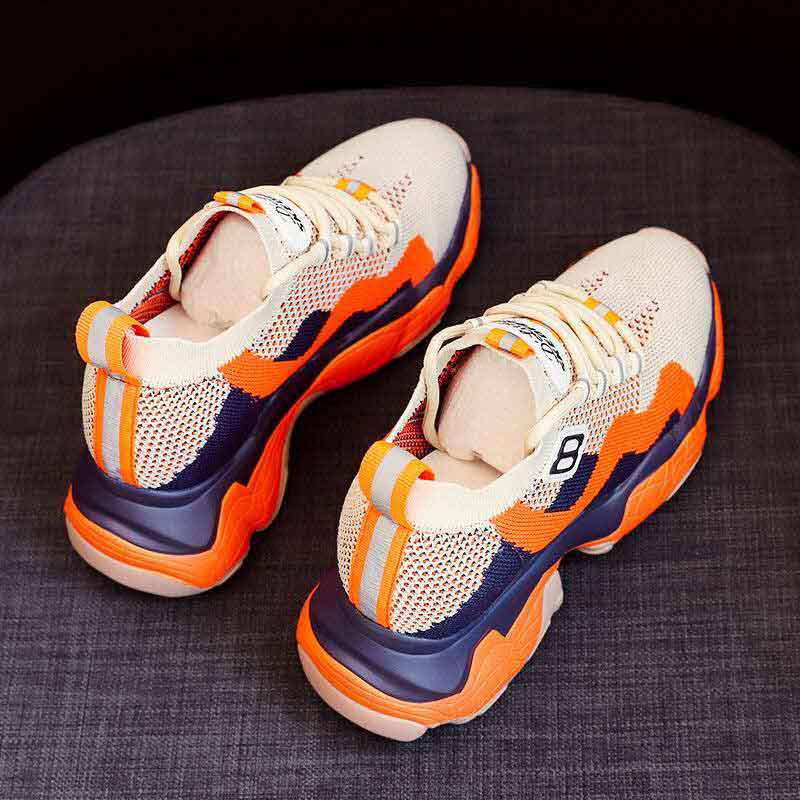 Size34-40 Women Mesh Sneakers Student Non-slip Basketball Shoes Breathable Running Shoes
