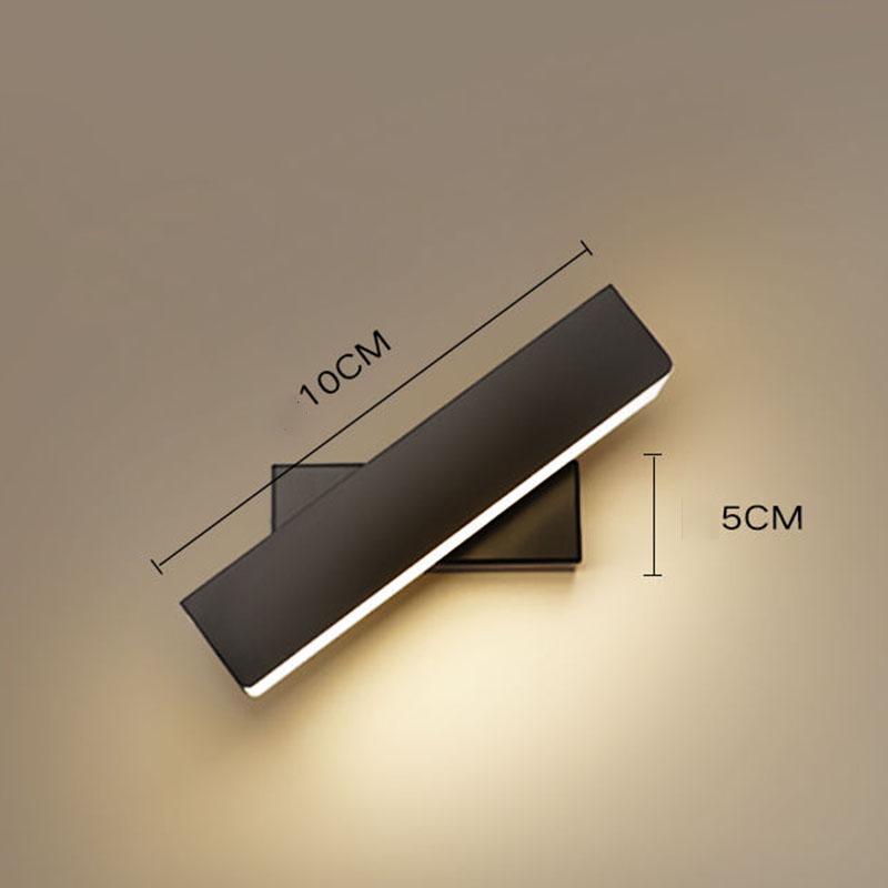 LED Wall Lamp 360 degree rotation adjustable bedside light Living room Wall Lamps Corridor decor