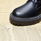 Woman Short Boots Autumn and Winter Warm Boot Thick-soled British Style Martin Boots Plush Boots Leather Velvet Boots