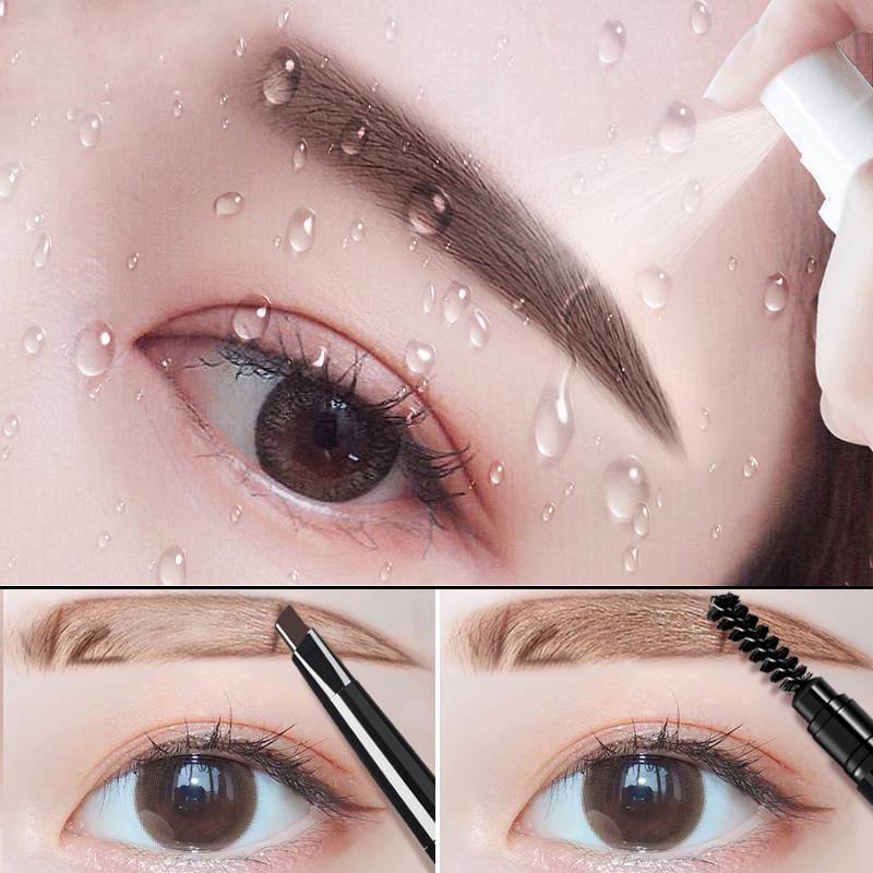 [Eyebrow pencil super waterproof] Double-headed eyebrow pencil waterproof and sweat-proof durable